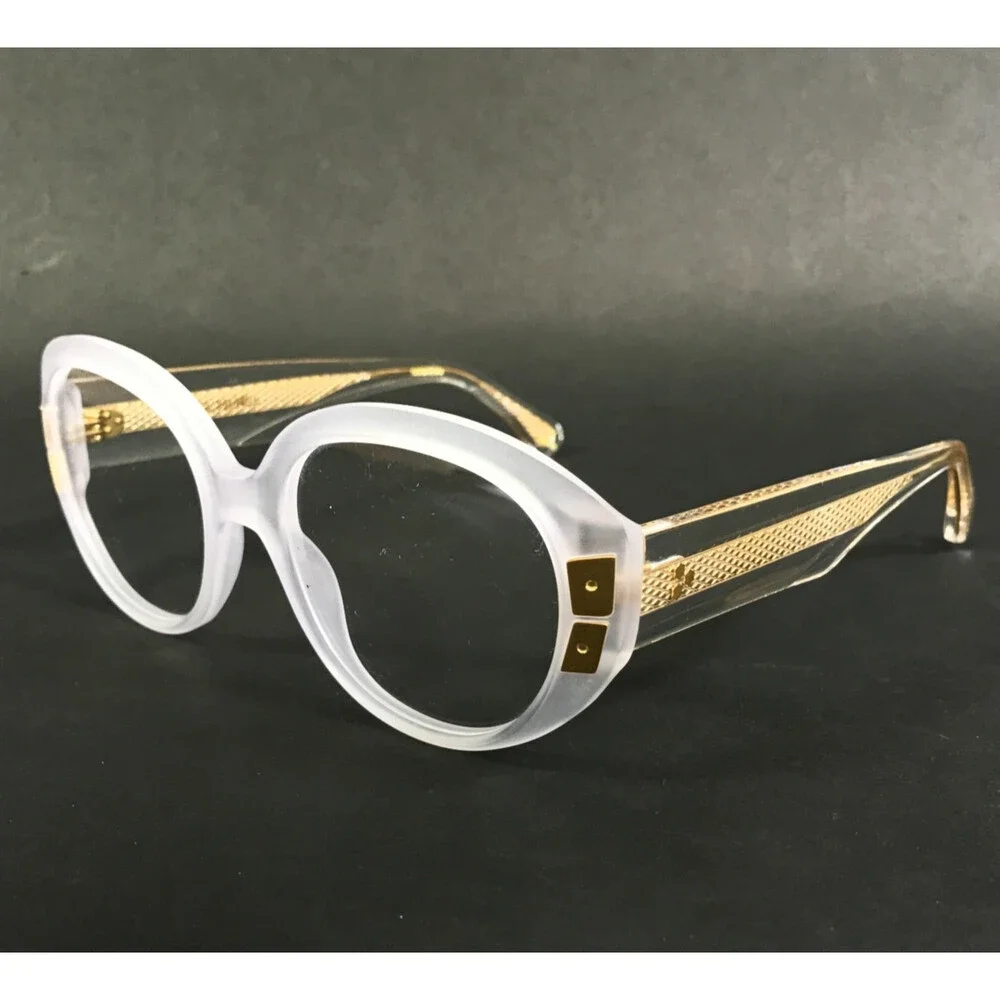 Alfred Kerbs Eyeglasses Frames AURORA CL Clear Gold Round Full Rim 54-19-143